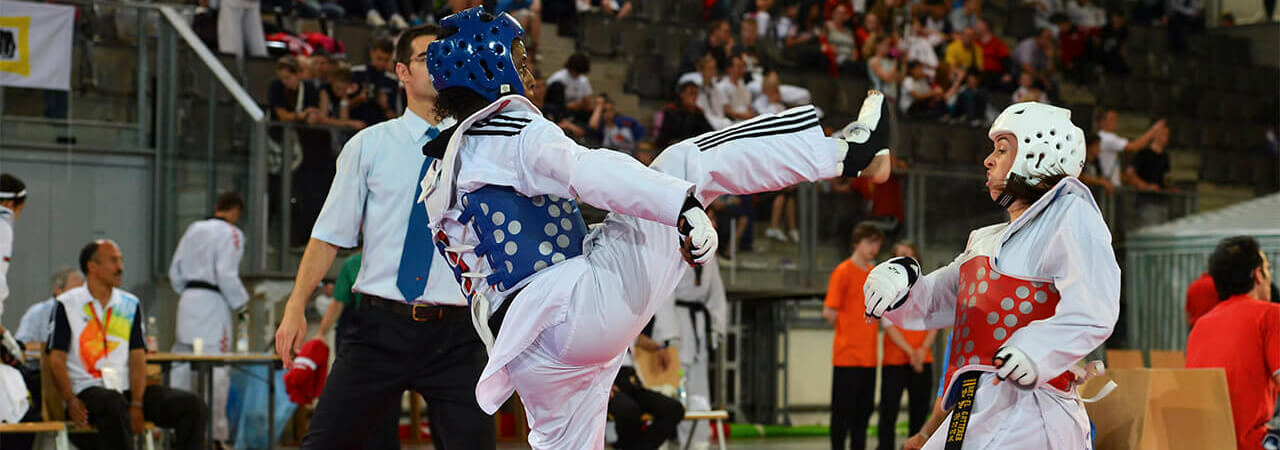 Taekwondo actie foto 1